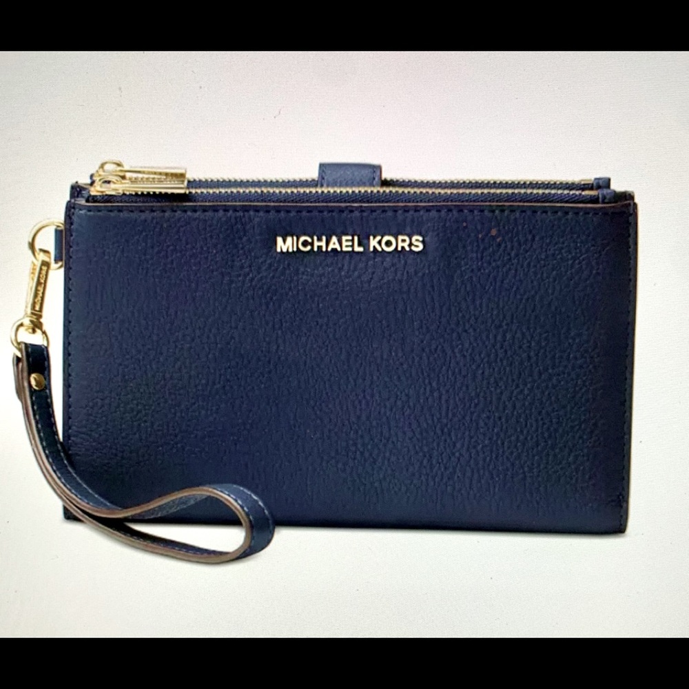 Michael Kors Leather Wristlet